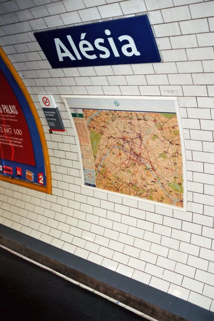 Pariser Metro: Station »Alésia«