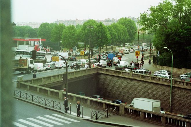 Pariser Verkehrschaos an der Porte d'Orléans