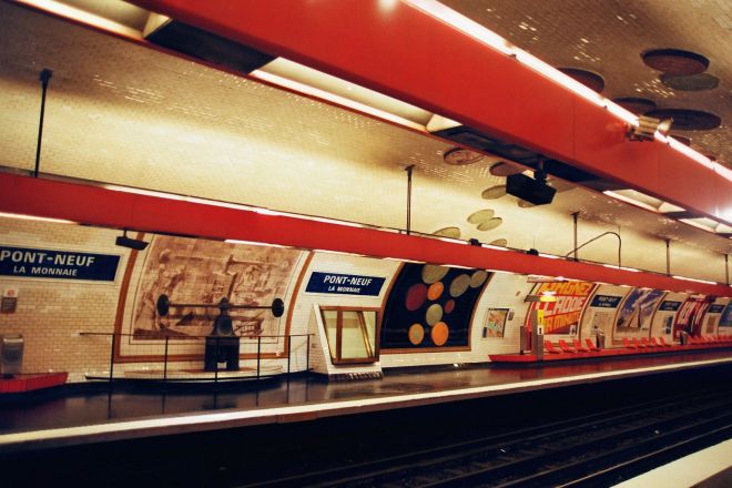 Metrostation »Pont Neuf - La Monnaie«